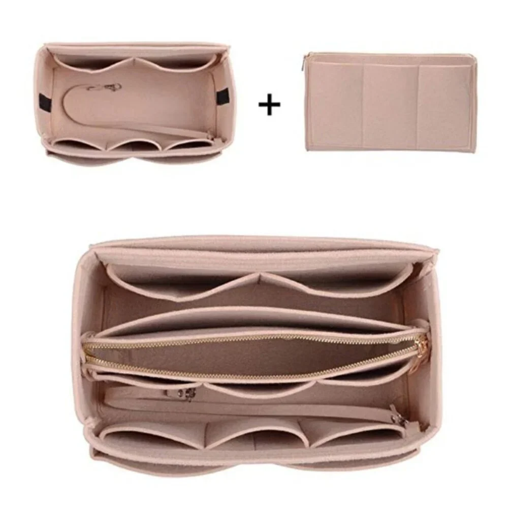 Insert/Organizer- MD- Designer Handbags/Totes -Khaki Style 1- NWT